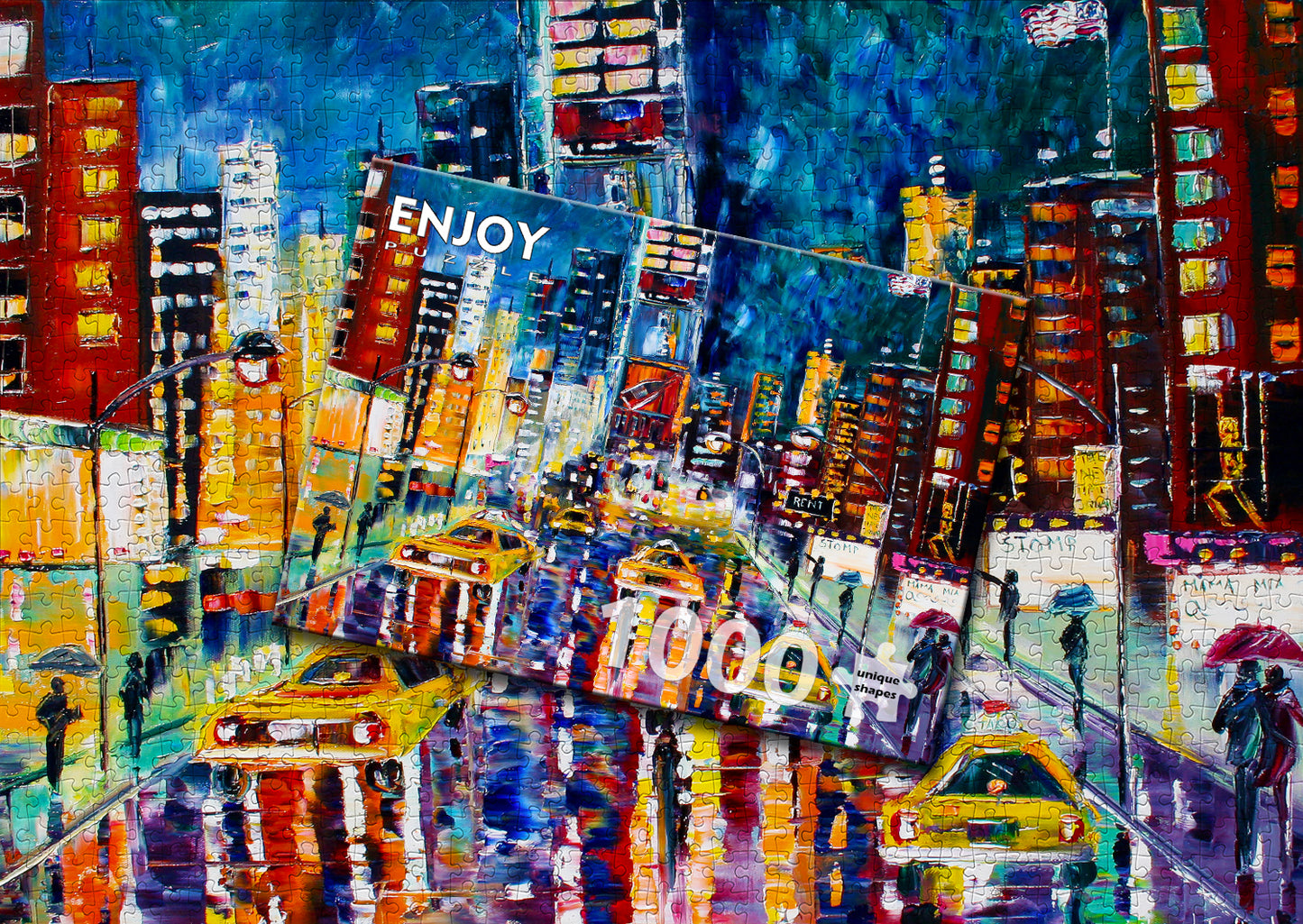 1000 Pieces Jigsaw Puzzle - New York Lights (1452)