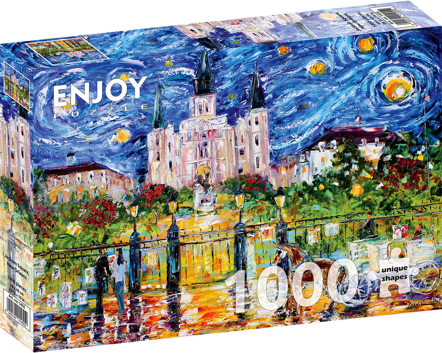 1000 Pieces Jigsaw Puzzle - Jackson Square (1455)