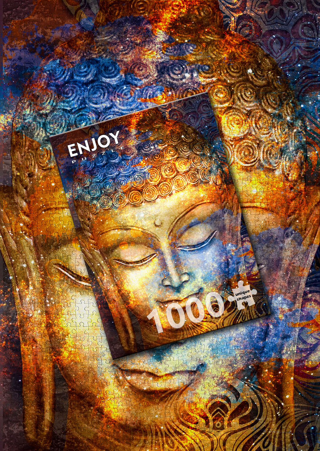 1000 Pieces Jigsaw Puzzle - Smiling Buddha (1458)