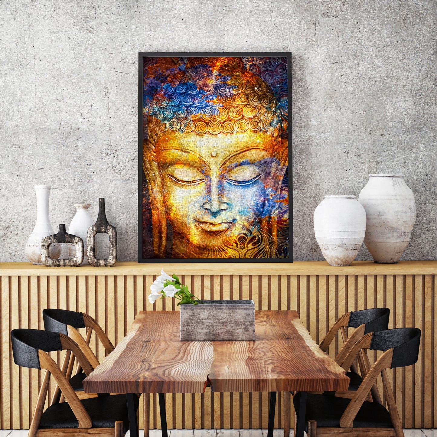 1000 Pieces Jigsaw Puzzle - Smiling Buddha (1458)