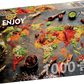 1000 Pieces Jigsaw Puzzle - World Map in Spices (1461)