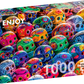 1000 Pieces Jigsaw Puzzle - Colorful Skulls (1464)