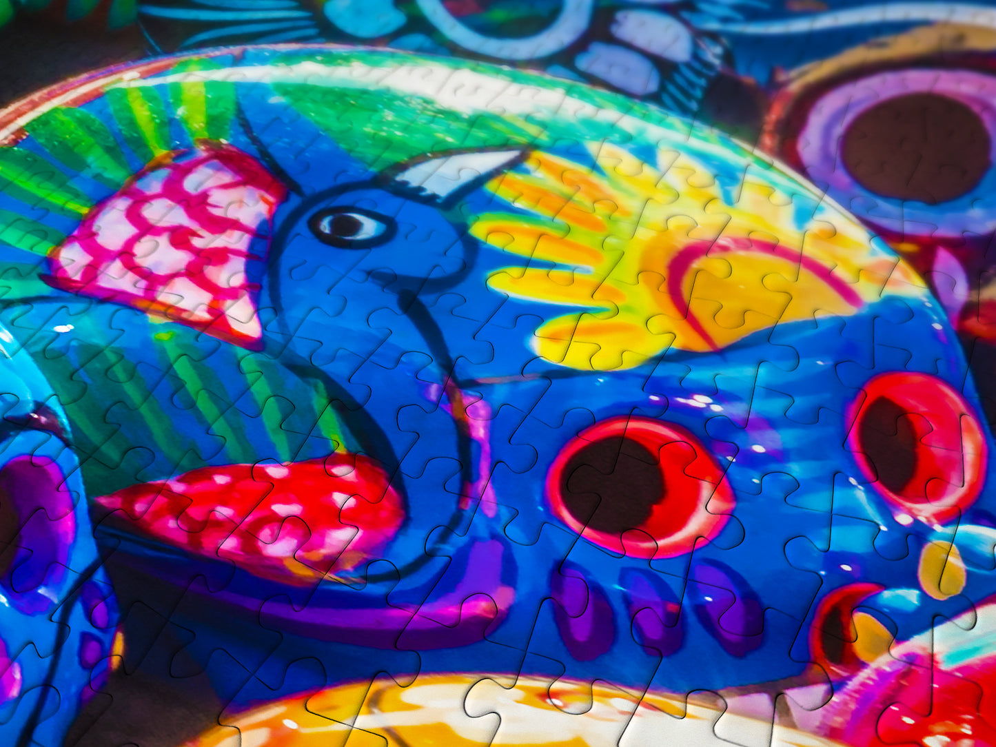1000 Pieces Jigsaw Puzzle - Colorful Skulls (1464)