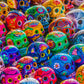 1000 Pieces Jigsaw Puzzle - Colorful Skulls (1464)