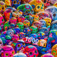 1000 Pieces Jigsaw Puzzle - Colorful Skulls (1464)