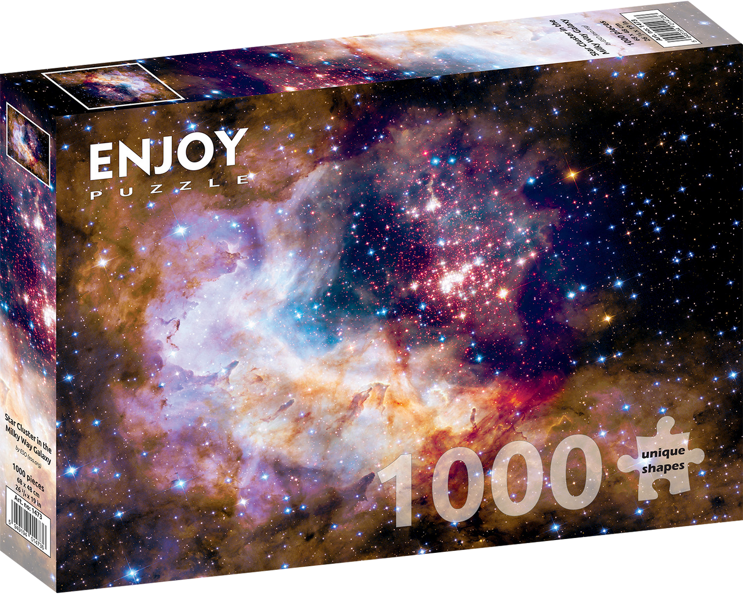 1000 Pieces Jigsaw Puzzle - Star Cluster in the Milky Way Galaxy (1473)