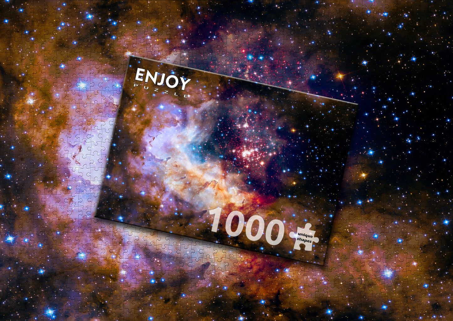 1000 Pieces Jigsaw Puzzle - Star Cluster in the Milky Way Galaxy (1473)