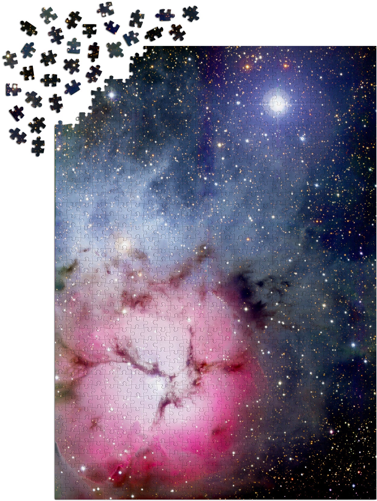 1000 Pieces Jigsaw Puzzle - The Trifid Nebula (1479)