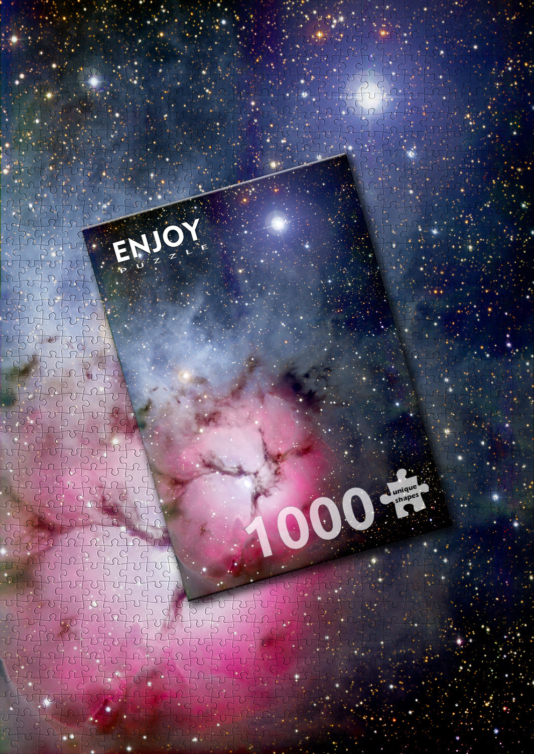 1000 Pieces Jigsaw Puzzle - The Trifid Nebula (1479)