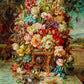 1000 Pieces Jigsaw Puzzle - Hans Zatzka: Flowers Still Life with Blue Tit (1518)