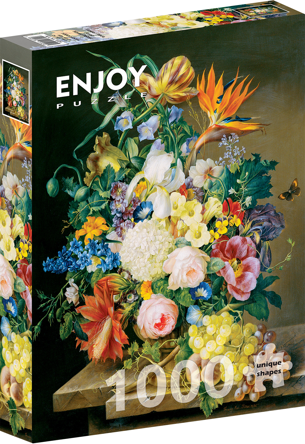 1000 Pieces Jigsaw Puzzle - Franz Xaver Petter: Flower Piece (1524)