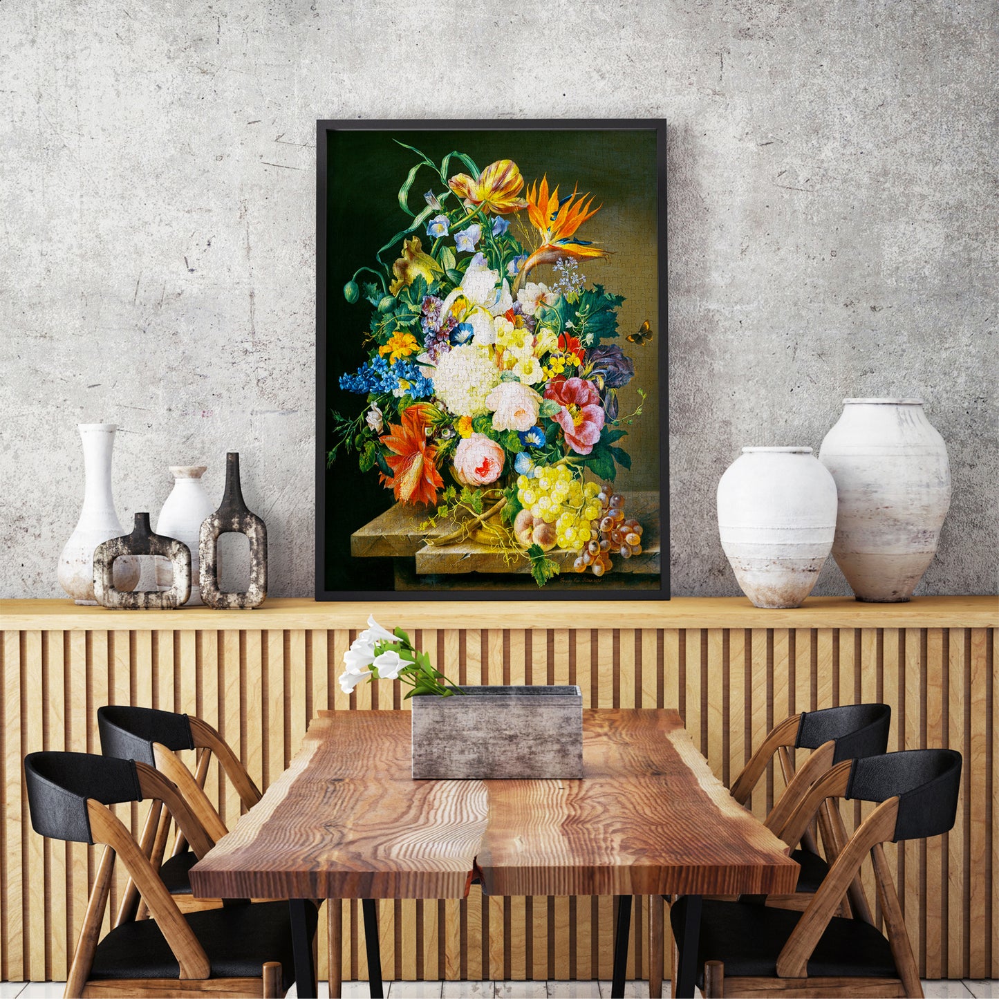 1000 Pieces Jigsaw Puzzle - Franz Xaver Petter: Flower Piece (1524)