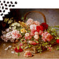 1000 Pieces Jigsaw Puzzle - Hans Buchner: A Basket of Roses and Carnations (1530)