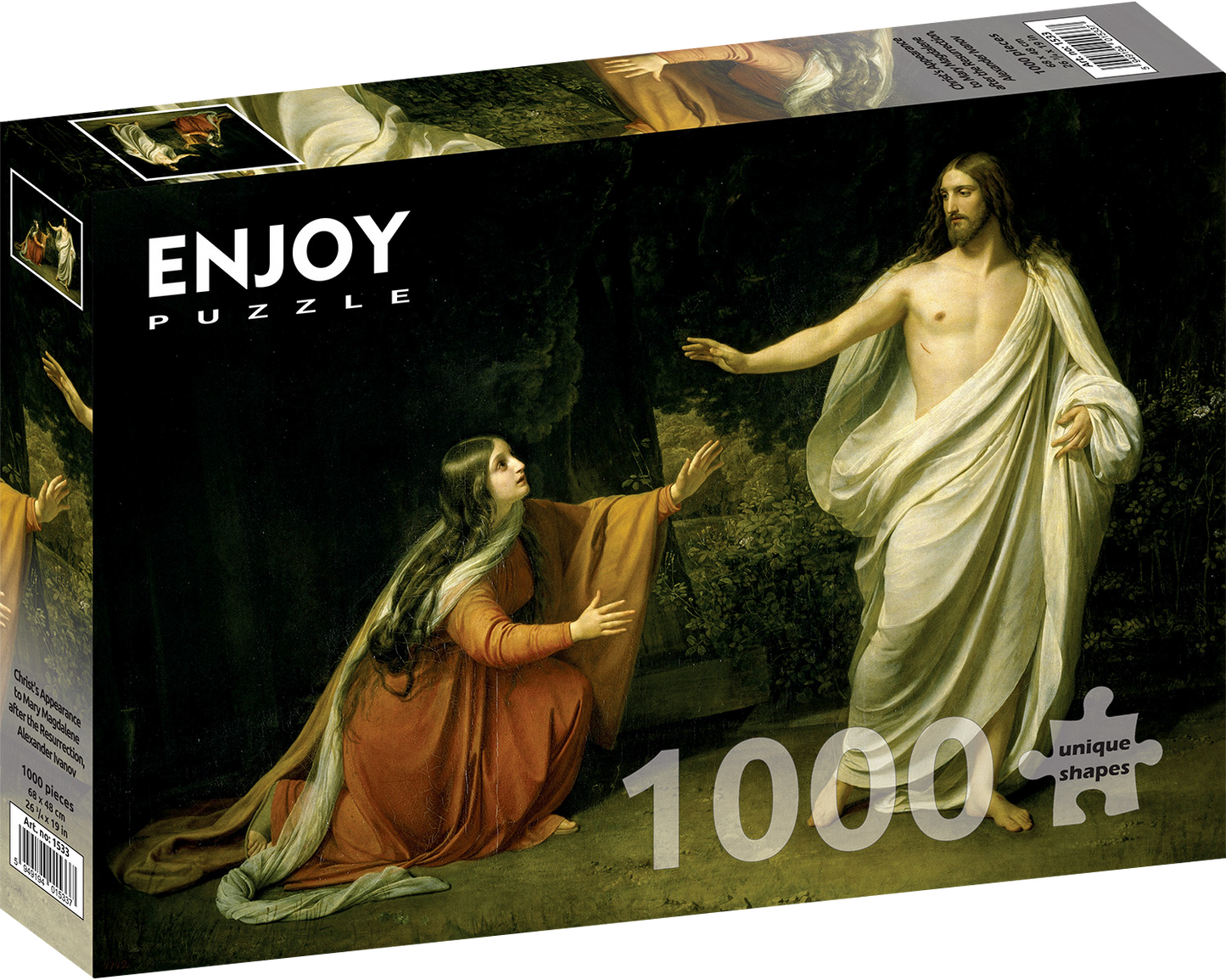 1000 Pieces Jigsaw Puzzle - Alexander Ivanov: Christ's Appearance to Mary Magdalene after the Resurrection (1533)