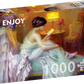 1000 Pieces Jigsaw Puzzle - Delphin Enjolras: Reading at Lamp Light (1539)