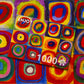 1000 Pieces Jigsaw Puzzle - Vassily Kandinsky: Color Study - Squares with Concentric Circles (1542)