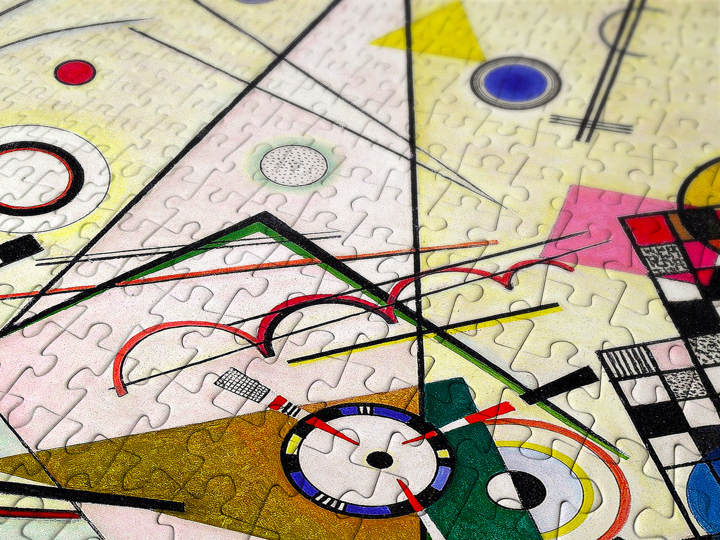 1000 Pieces Jigsaw Puzzle - Vassily Kandinsky: Composition VIII (1545)