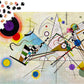 1000 Pieces Jigsaw Puzzle - Vassily Kandinsky: Composition VIII (1545)