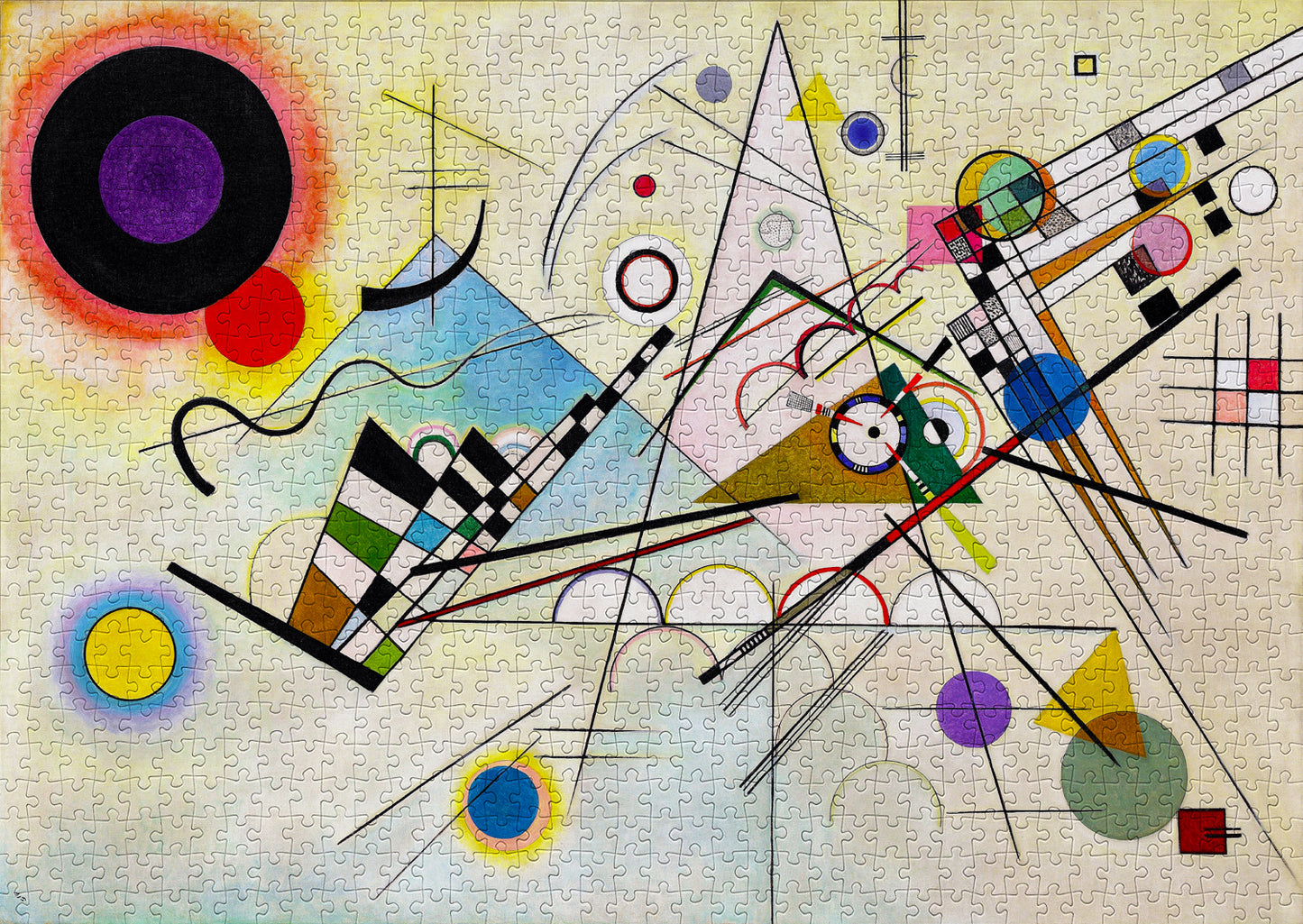 1000 Pieces Jigsaw Puzzle - Vassily Kandinsky: Composition VIII (1545)