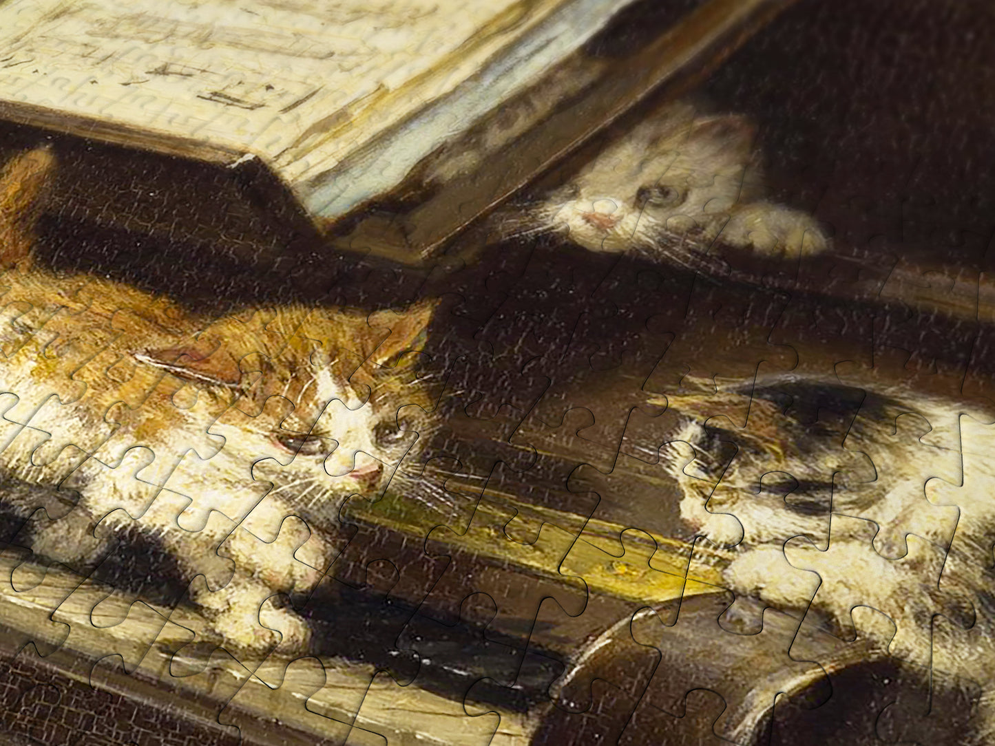 1000 Pieces Jigsaw Puzzle - Henriette Ronner-Knip: The Piano Lesson (1551)