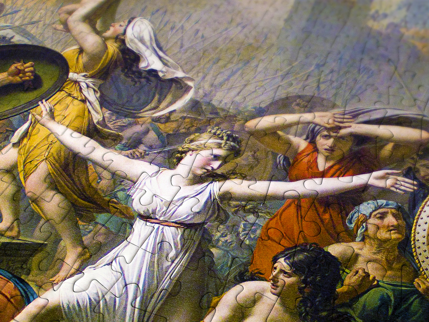 1000 Pieces Jigsaw Puzzle - Jacques-Louis David: The Intervention of the Sabine Women (1554)