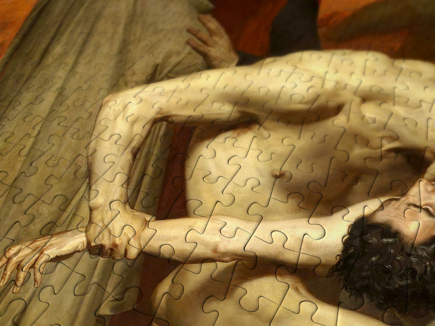 1000 Pieces Jigsaw Puzzle - William Bouguereau: Dante and Virgile (1563)