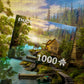1000 Pieces Jigsaw Puzzle - A Log Cabin on the River (1602)