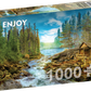 1000 Pieces Jigsaw Puzzle - A Log Cabin by the Rapids (1605)