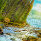 1000 Pieces Jigsaw Puzzle - A Log Cabin by the Rapids (1605)