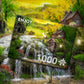 1000 Pieces Jigsaw Puzzle - A Log Cabin by the Magic Creek (1608)
