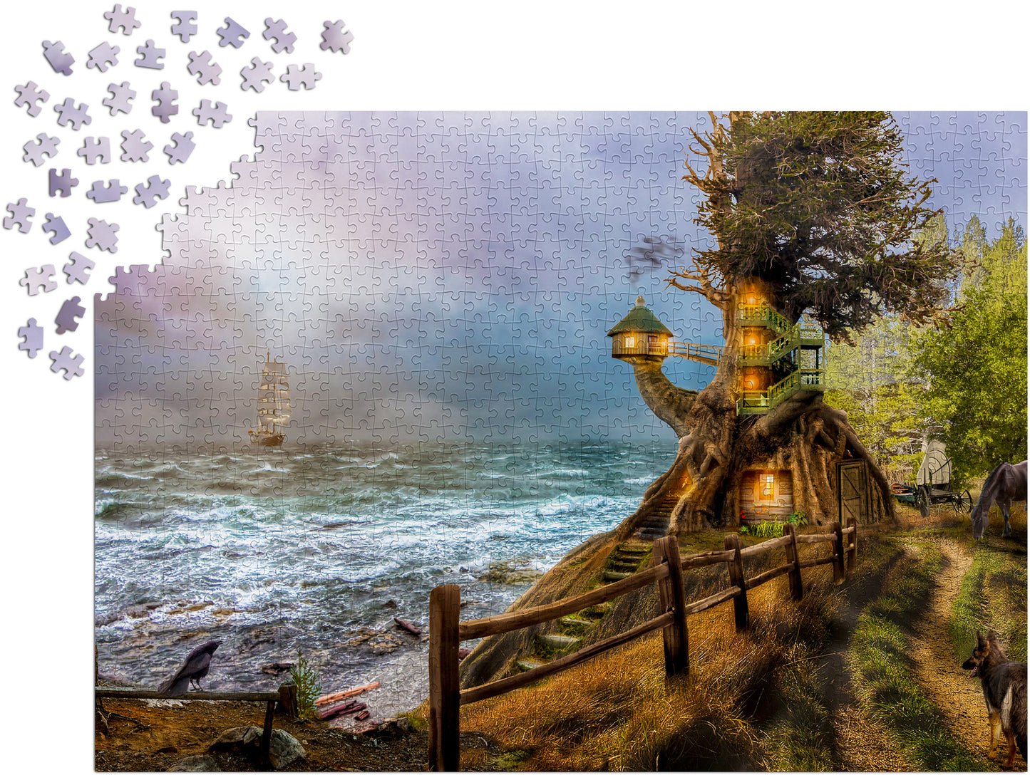 1000 Pieces Jigsaw Puzzle - The Magic Lighthouse (1611)