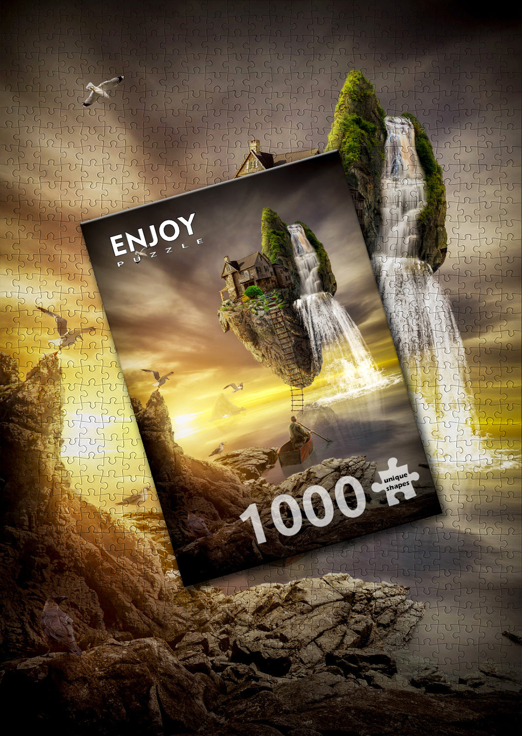 1000 Pieces Jigsaw Puzzle - Magical Island (1617)