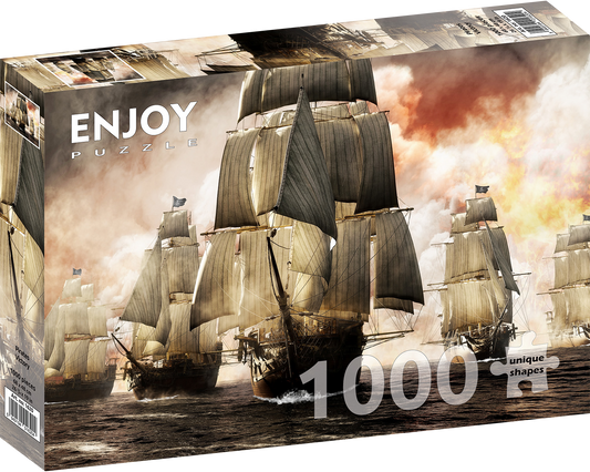 1000 Pieces Jigsaw Puzzle - Pirates Victory (1620)