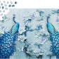 1000 Pieces Jigsaw Puzzle - Blue Peacocks (1623)