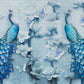 1000 Pieces Jigsaw Puzzle - Blue Peacocks (1623)