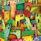 1000 Pieces Jigsaw Puzzle - Joyful Houses (1629)