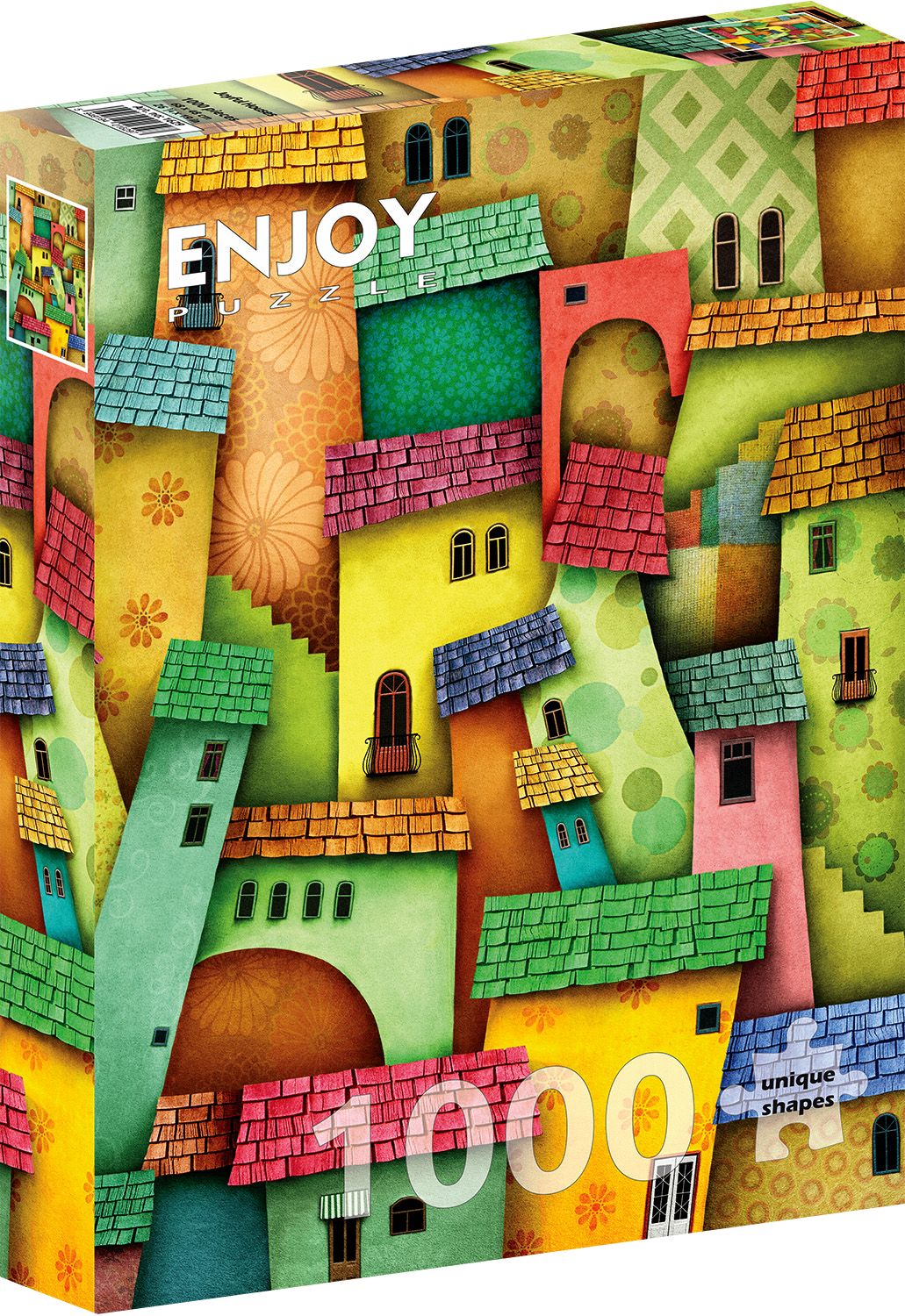 1000 Pieces Jigsaw Puzzle - Joyful Houses (1629)