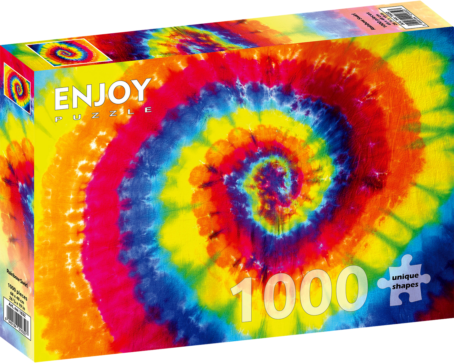1000 Pieces Jigsaw Puzzle - Rainbow Swirl (1632)
