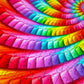 1000 Pieces Jigsaw Puzzle - Psychedelic Rainbow Spiral (1635)