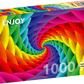 1000 Pieces Jigsaw Puzzle - Gradient Rainbow Swirl (1638)