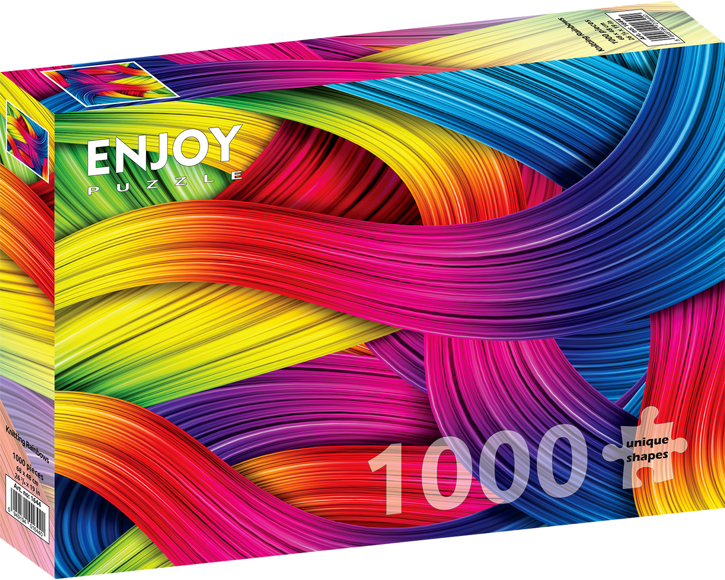 1000 Pieces Jigsaw Puzzle - Knitting Rainbows (1644)