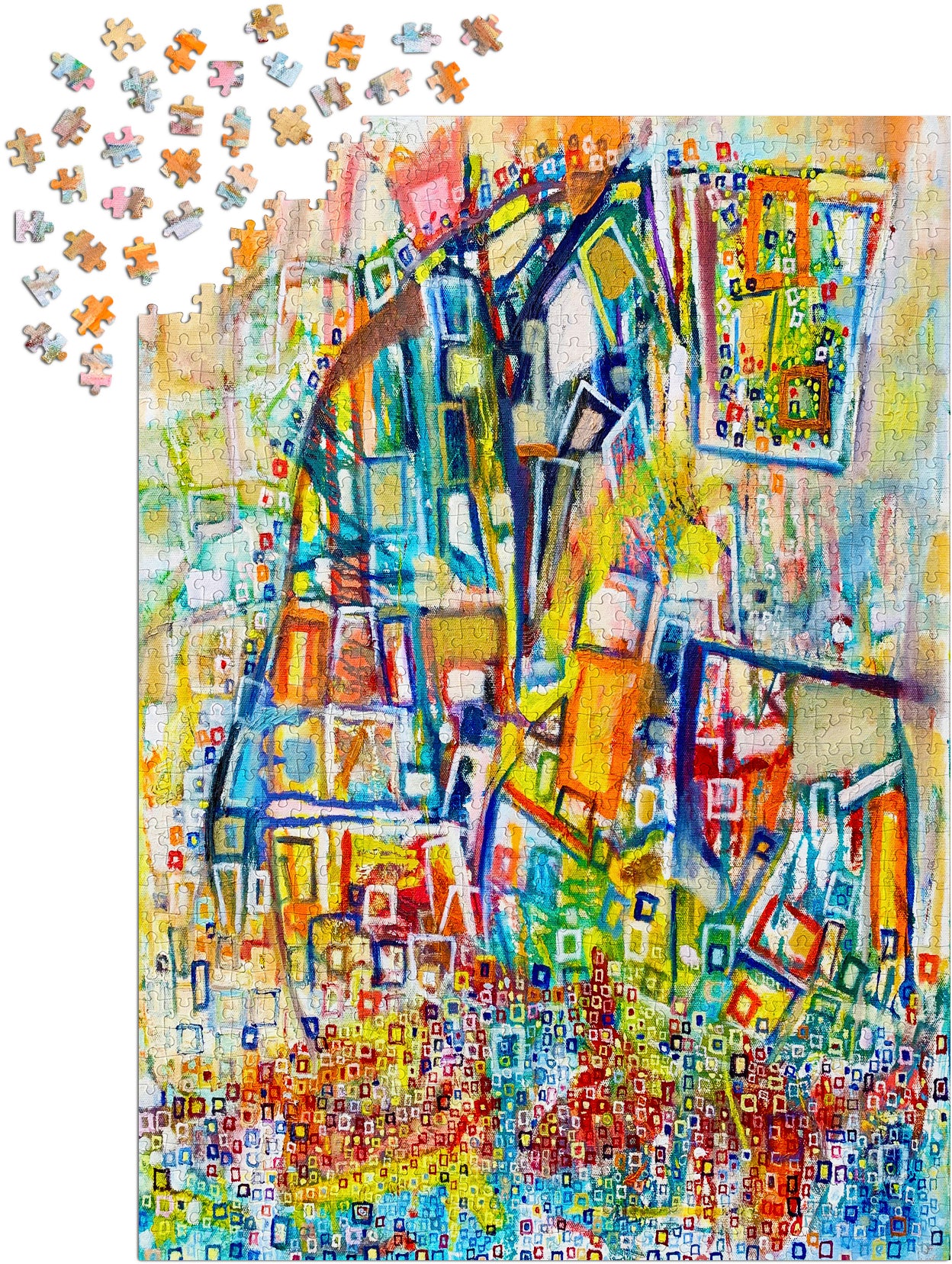 1000 Pieces Jigsaw Puzzle - Grain Auger (1650)