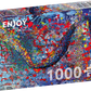 1000 Pieces Jigsaw Puzzle - Plume Bird (1665)