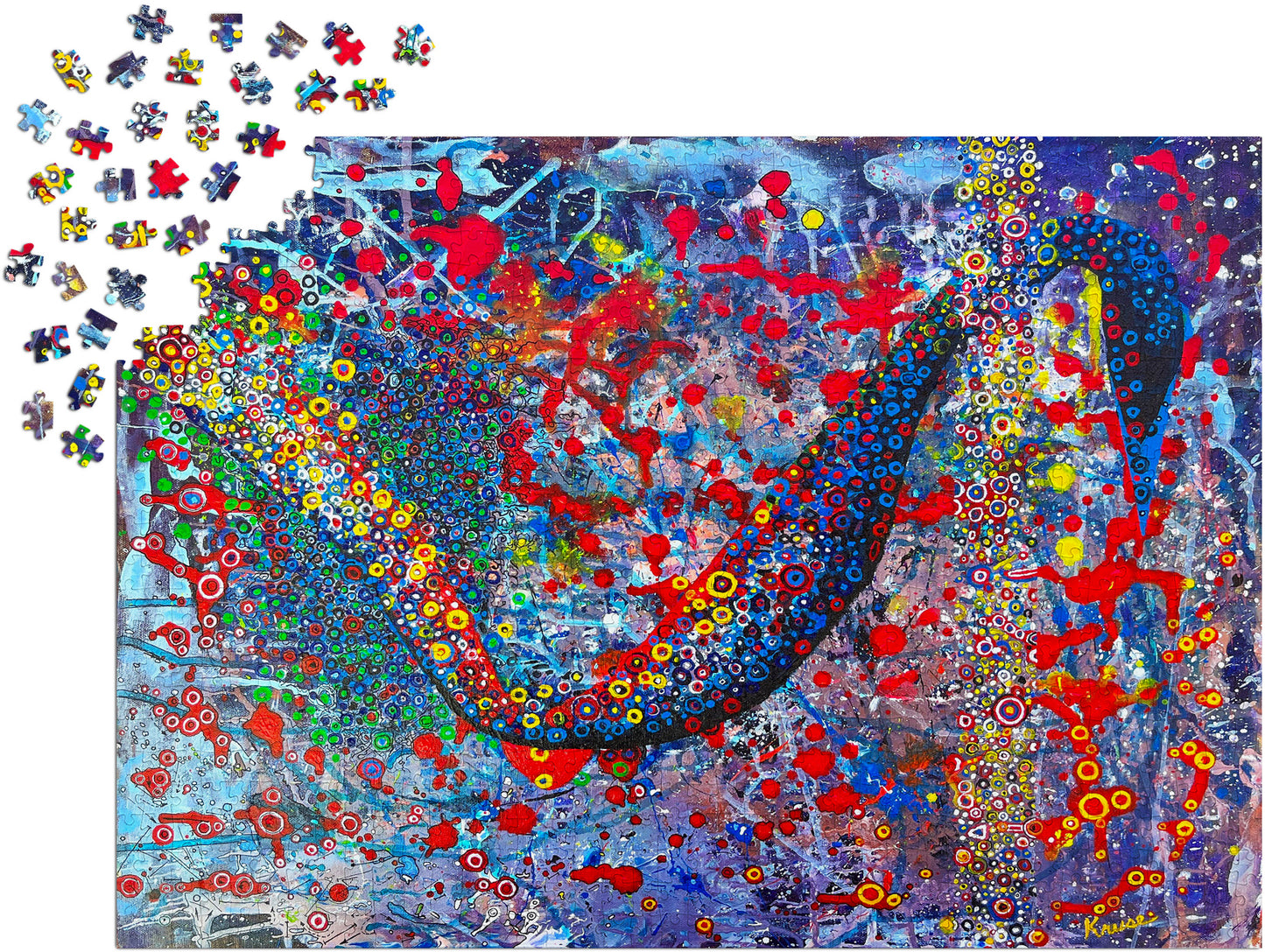 1000 Pieces Jigsaw Puzzle - Plume Bird (1665)