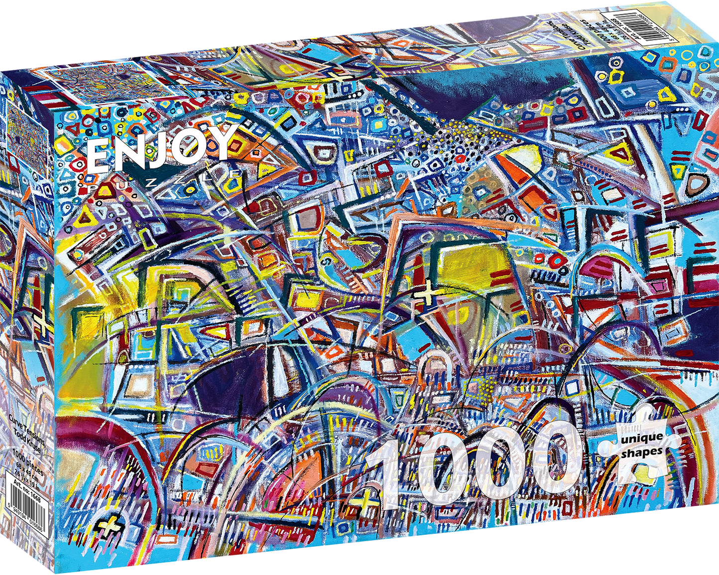 1000 Pieces Jigsaw Puzzle - Curve Tensions (1668)