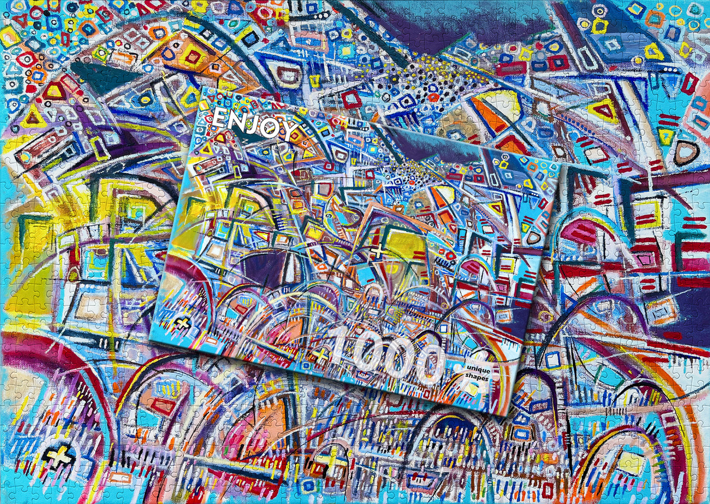 1000 Pieces Jigsaw Puzzle - Curve Tensions (1668)