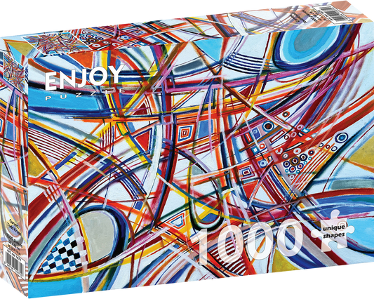 1000 Pieces Jigsaw Puzzle - Curves (1671)