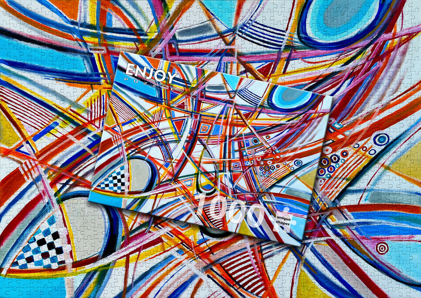 1000 Pieces Jigsaw Puzzle - Curves (1671)