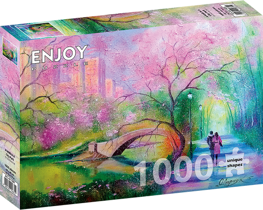 1000 Pieces Jigsaw Puzzle - A Walk In A City Park (1681)