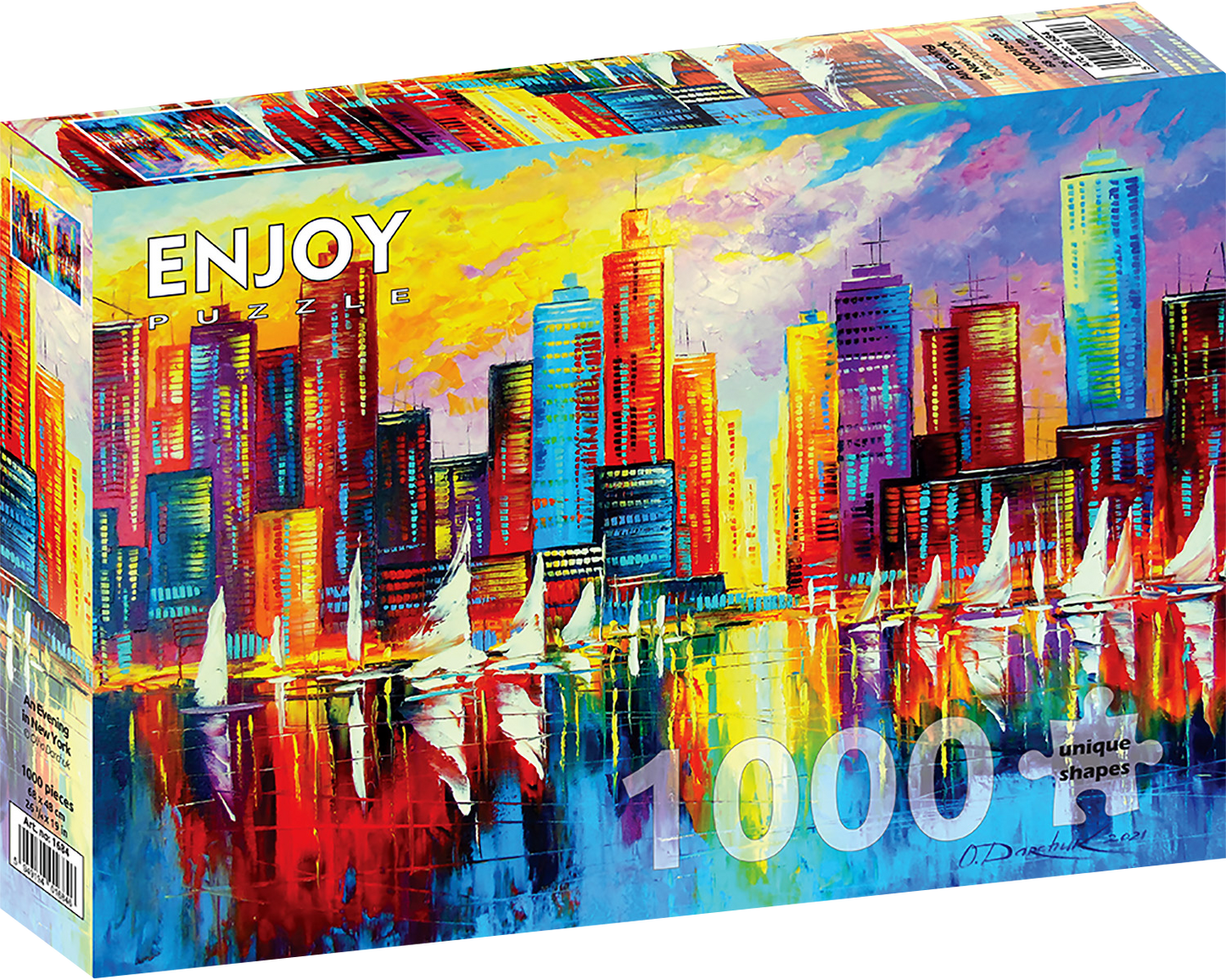 1000 Pieces Jigsaw Puzzle - An Evening in New York (1684)